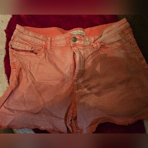 Cato Women's Peach Jean Shorts